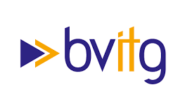 orange blauer Schriftzug bvitg