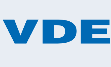 Blauer Schiftzug VDE