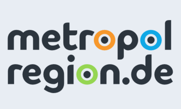 bunter Schriftzug metropol region